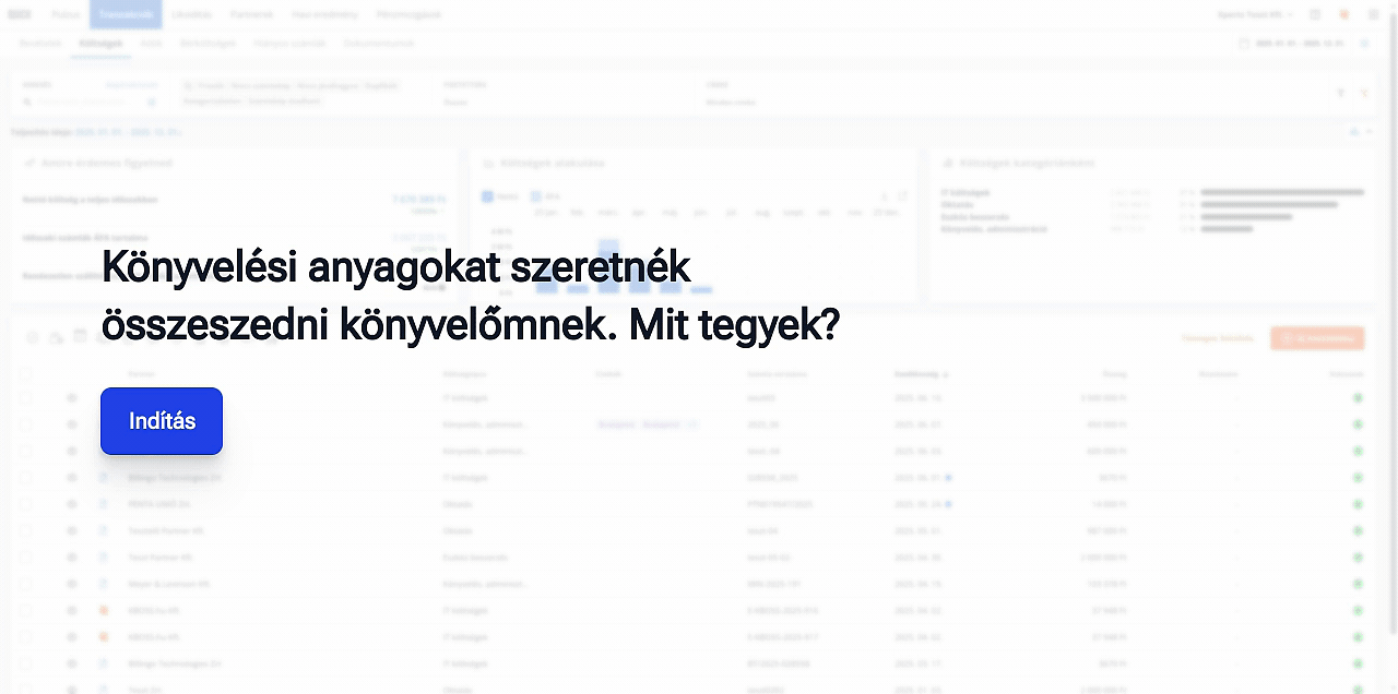 Költségadatok gyors és egyszerű exportálása Excelbe.gif